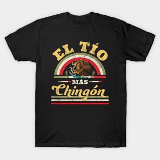 El Tio Mas Chingon Mexican Flag Uncle T-Shirt